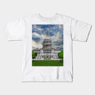 U.S. Capitol Building Kids T-Shirt